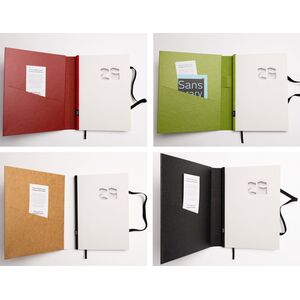 Buchkalender 2026 mit Schweizer Broschur-tyyp-werky