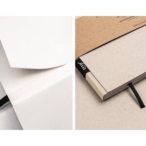 Notizbuch A5 „Klassik“ mit perforierten Seiten--werky