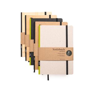 Notizbuch A5 „Klassik“ mit perforierten Seiten--werky