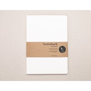 Notizbuch A5 „Blanko“ – Puristisch, praktisch & nachhaltig--werky