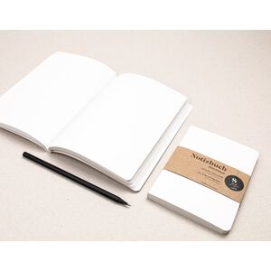 Notizbuch A6 „Blanko“ – Minimalistisches Design für unterwegs--werky