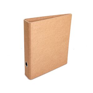 Recycling Ordner A4 – Natur-Design mit Metallkantenschutz--werky